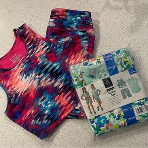 NWT: 3 Active set bundle - Member’s Mark. Girls large 10/12